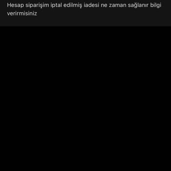 Ceptepin Sipariş İptali Ve Paranın İade Edilmemesi