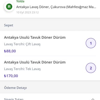 GetirYemek Adana Getir Yemekten Sipariş Problemi