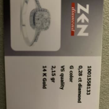 Zen Pırlanta Yüzükte Yamulma Var