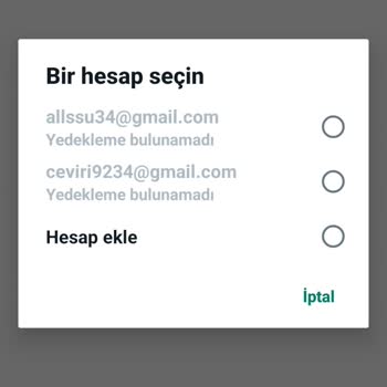 WhatsApp Yedekleme Ve Verilerimi Silmesi Sorunu