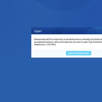 Yapı Kredi Bankası Mobil Bankacılık Giriş Yapamıyorum