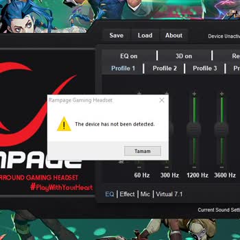 Rampage Raging Plus Driver Sorunu
