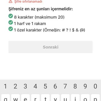 TikTok Şifre Sıfırlanamadı Diyor
