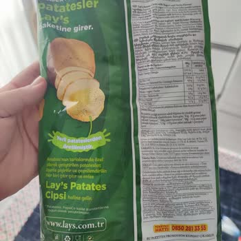 Lays İçinden Yanık Ürün Çıkması