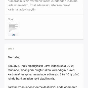 Gardrops Paramı Vermiyor. Bankaya İade Ettik Dediler Ama Yok
