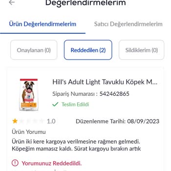 Pazarama Olumsuz Yorumlar Yayınlanmıyor