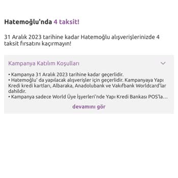 Yapı Kredi Bankası Kampanyasını Yapmadı Mağdur Oldum!