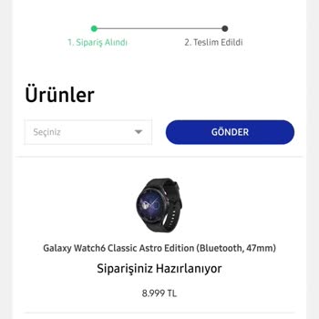 Samsung Shop Ürünümü Kargolamadı!
