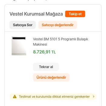 Vestel Servisin Sürekli Oyalaması Ve Ürününün Teslim Edilmemesi