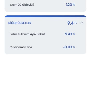 Turkcell Kullanılmayan Paket Bedeli