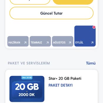 Turkcell Kullanılmayan Paket Bedeli