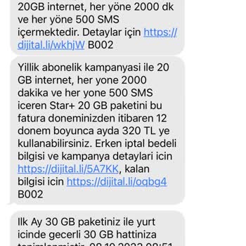 Turkcell Kullanılmayan Paket Bedeli