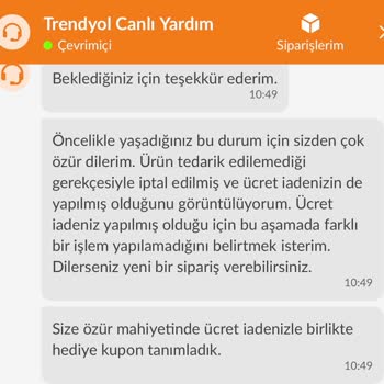 Trendyol Boyner Siparişimi 9 Gün Bekletip İptal Etti!