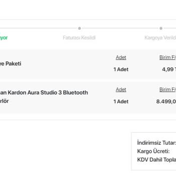 Harman Kardon D&R Sistemlerin'de Güncelleme ( Siparişiniz Hazırlanıyor )