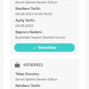 Arçelik Buzdolap Kapağı Eğri Duruyor