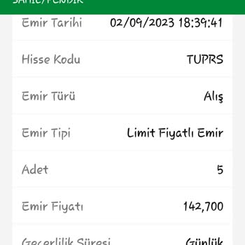 Garanti BBVA Yatırım Hisse Senedimin Satışından Ki Para İadesi Yapılmadı.