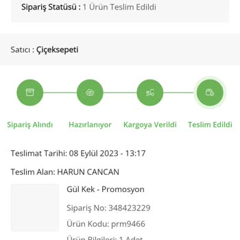 ÇiçekSepeti Müşteri Hizmetleri Ve Kargo Süreci