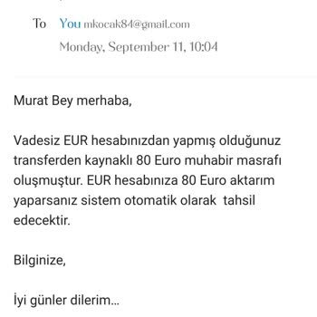 İş Bankası Muhabir Banka Ücreti