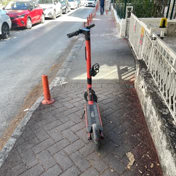 Hop Scooter Scooter Yanlış Park