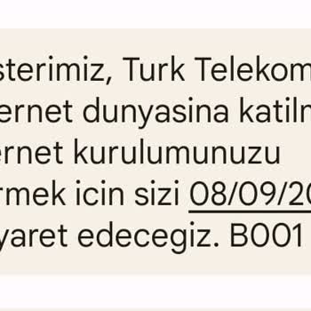 Türk Telekom Ev İnternetimi Randevu Gününde Bağlamadı