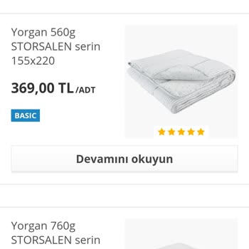 JYSK Teslim Edilmeyen Ürün