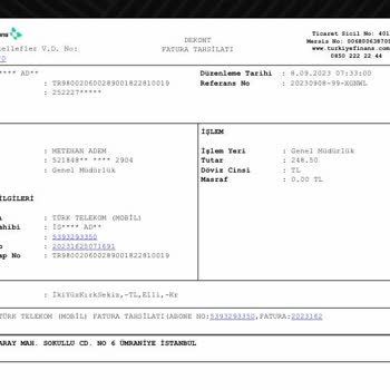 Türk Telekom Ödeme Yapılan Faturayı Ödememiş Gösterilmem