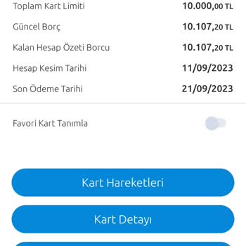 Yapı Kredi Bankası Kartın Limitini Arttırmıyor