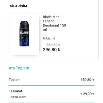 Watsons.com'dan Yanlış Ürün Gönderildi