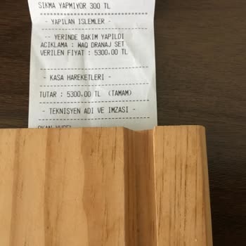 Bosch Kağıthane Özel Servis Şikayeti