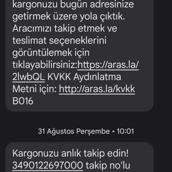 Kargom 12 Gündür Aras Kargo Şubesinde Bekliyor...