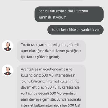 Vodafone Kısıtlanmış Hat Gerekenin Yapılmasını İvedi Bir Şekilde İstiyorum