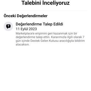 Facebook Marketplace Alım Satım Yapamıyorum