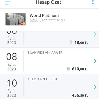 Yapı Kredi Bankası Kredi Kart Ücreti