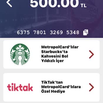 MetropolCard Kartım Da Bakiye Olmasına Rağmen Yetersiz Bakiye Diyor