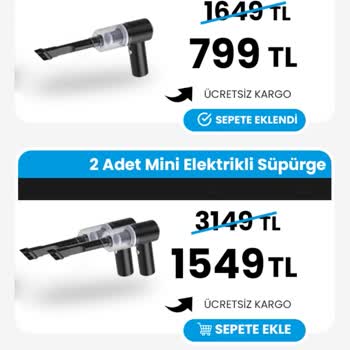 Vacumcleanerplus.com Reklamdakinden Alakasız Ürün Gönderdiler!