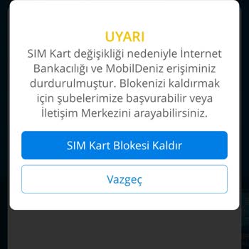 Denizbank İnternet Bankacılığı Blokesi!
