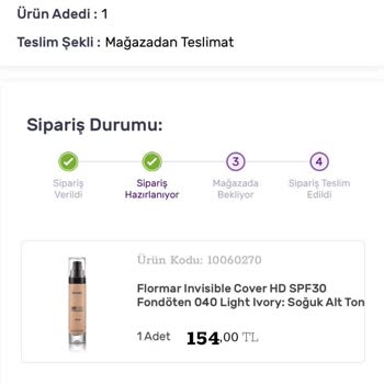 Gratis Sipariş Elime Ulaşmadı