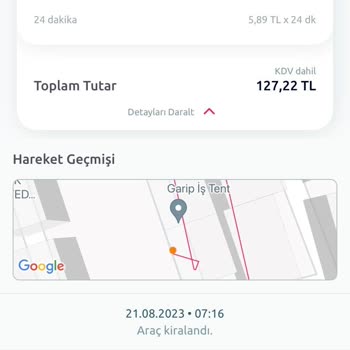 TikTak Kirala Yanlış Kesilen Ceza