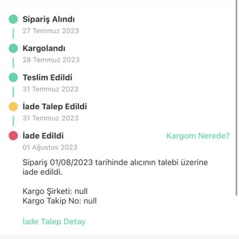 Trendyol Kayıp Kargo Firma