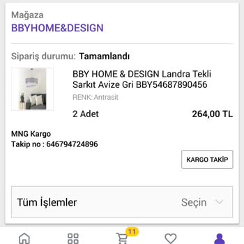 N11 Eksik Sipariş Muhatap Yok