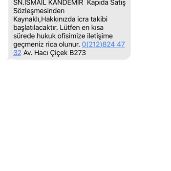 Anda İhtiyaç ve Tüketim Maddeleri Kapıda Satış Sözleşmesi