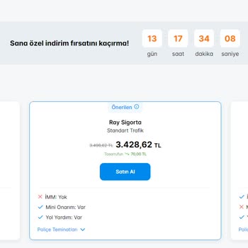 Sigortam.net İnternet Sitesindeki Fiyatı Müşteri Temsilcisi Vermiyor.