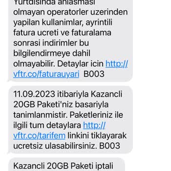 Vodafone Hatalı İşlemi Cezasız İptal Etmiyor