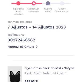 Penti Ürünü Teslim Etmedi