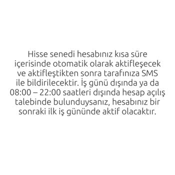 Yapı Kredi Bankası Yapı Kredi Yatırım Hesabı MKK Sicil Kaydı Alınamaması