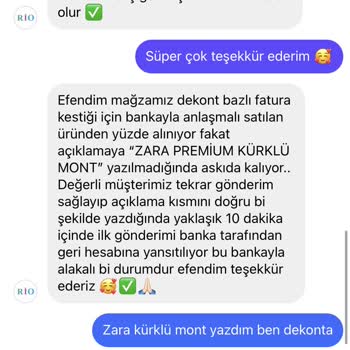 Rio Butik Siparişimde Sorunlar Yaşıyorum