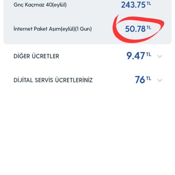 Turkcell Fatura Aşım Mağduriyeti