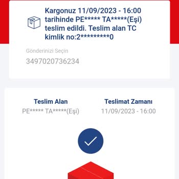 Aras Kargo'nun Teslim Etmeden Teslim Edildi Göstermesi