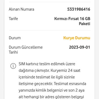 Vodafone Düzgün Yönetilemeyen Numara Taşıma Başvurum Sebebiyle Mağdur Edildim