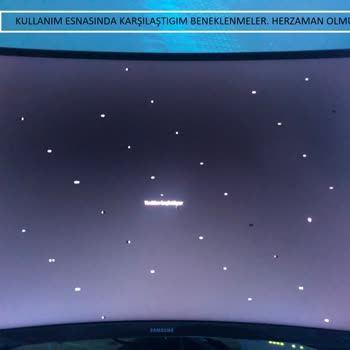 Samsung G7 Monitör Ekran Arızaları